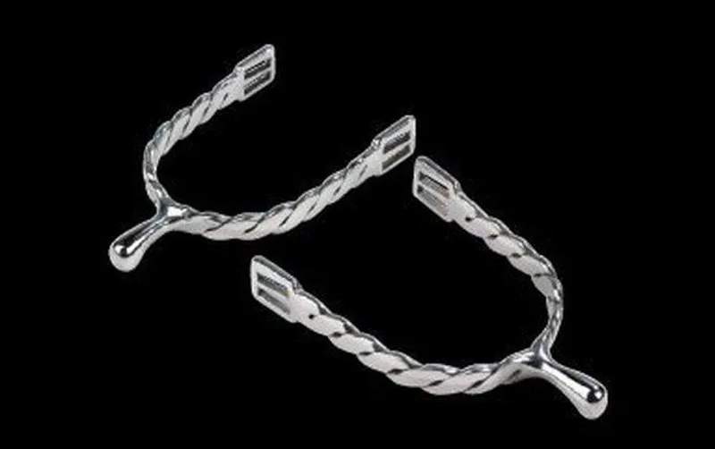 Jeffries Twisted Sides Ball End Spurs